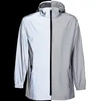 Парка Manifest из светоотражающей ткани, серая, размер M/L