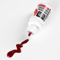 Краситель пищевой гелевый водорастворимый для десертов: рубиново-красный, 10 мл.