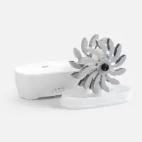 Увлажнитель-ароматизатор Steam Spin, белый с серым