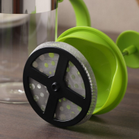 Чайник заварочный френч - пресс Доляна &laquo;Гарсон&raquo;, 800 мл, стекло, цвет зелёный