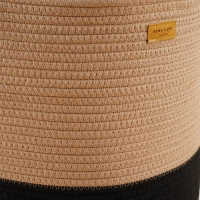 Корзина для белья плетеная круглая SL Home Cotton, хлопок, 33&times;45 см