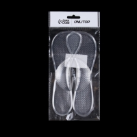 Полустельки для обуви, с супинатором, массажные, силиконовые, 19 &times; 6,7 см, пара, цвет прозрачный