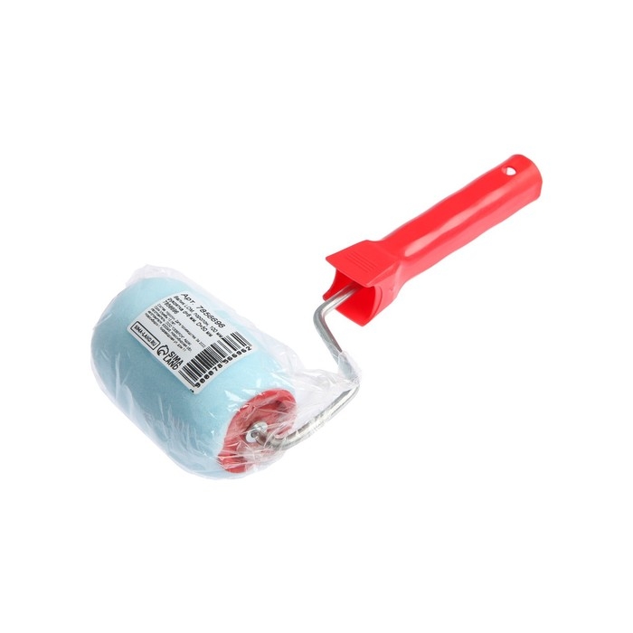 Валик ЛОМ, поролон, 100 мм, рукоятка d=6 мм, D=50 мм Валик ЛОМ, поролон, 100 мм, рукоятка d=6 мм, D=50 мм