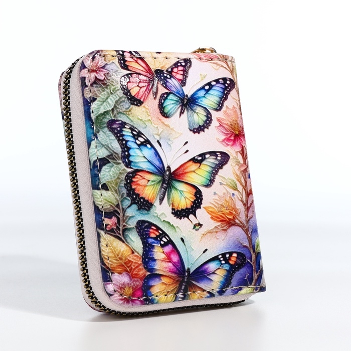 Кошелёк на молнии, цвет разноцветный Кошелёк на молнии, цвет разноцветный