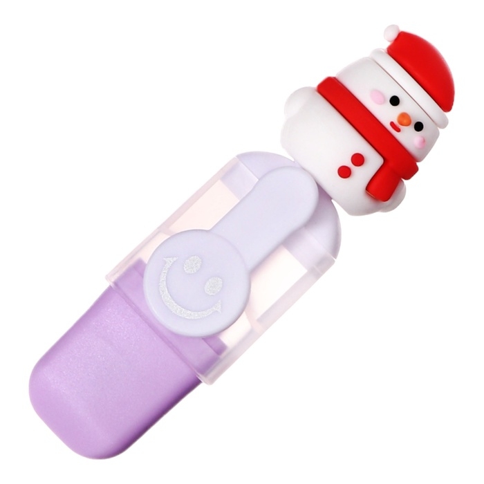 Новый год. Набор маркеров текстовыделителей 4 штуки, 4 цвета, в пенале на молнии Новый год. Набор маркеров текстовыделителей 4 штуки, 4 цвета, в пенале на молнии