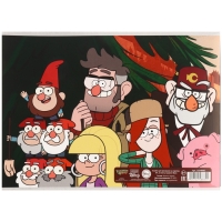 Альбом для рисования на скрепке, А4, 32 листа, Гравити Фолз Альбом для рисования на скрепке, А4, 32 листа, Гравити Фолз