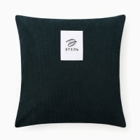 Чехол на подушку Этель Diamond 43*43см, цв. изумруд Чехол на подушку Этель Diamond 43*43см, цв. изумруд