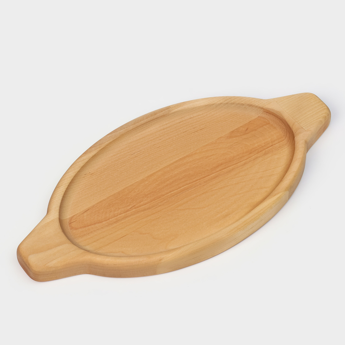 Блюдо для подачи Adelica «Хачапури по-аджарски», 30×15×1,7 см, массив берёзы Блюдо для подачи Adelica «Хачапури по-аджарски», 30×15×1,7 см, массив берёзы