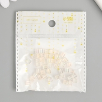 Бисер стекло 6/0 "Кубик. Прозрачный перламутр" 10 гр Бисер стекло 6/0 "Кубик. Прозрачный перламутр" 10 гр