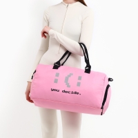 Сумка женская спортивная You decide на молнии, отдел из ПВХ, отдел для обуви, наружный карман, цвет сиреневый Сумка женская спортивная You decide на молнии, отдел из ПВХ, отдел для обуви, наружный карман, цвет сиреневый