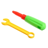 Конструктор винтовой &laquo;Юный мастер&raquo;, 6 в 1, в чемодане, с электрическим шуруповёртом