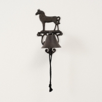 Колокол сувенирный чугун "Лошадь" 13х13,5х24,5 см Колокол сувенирный чугун "Лошадь" 13х13,5х24,5 см