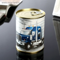 Носки в банке "Носки для настоящего водилы" (мужские, цвет черный)