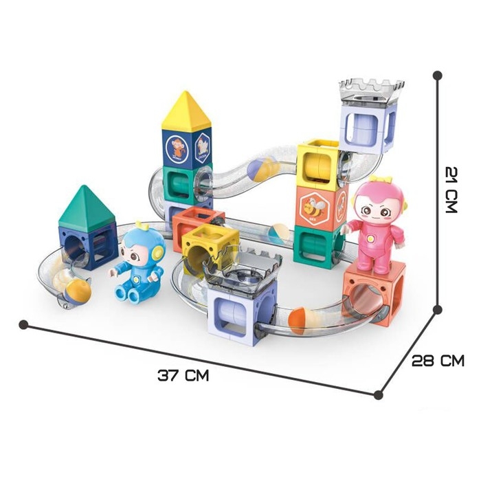 Конструктор магнитный &laquo;Марблс&raquo;, 38 деталей