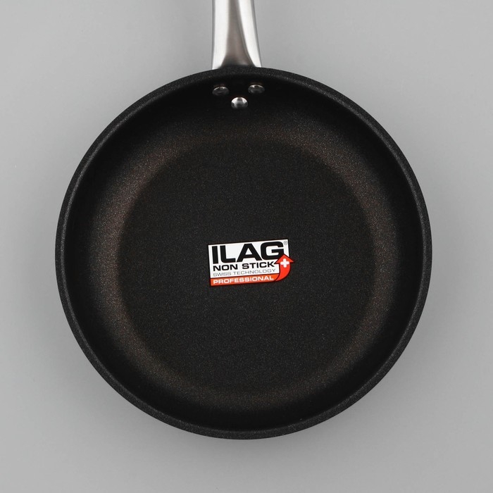 Сковорода из нержавеющей стали LUXSTAHL, d=24 см, h=5 см, капсульное дно, антипригарное покрытие, индукция Сковорода из нержавеющей стали LUXSTAHL, d=24 см, h=5 см, капсульное дно, антипригарное покрытие, индукция