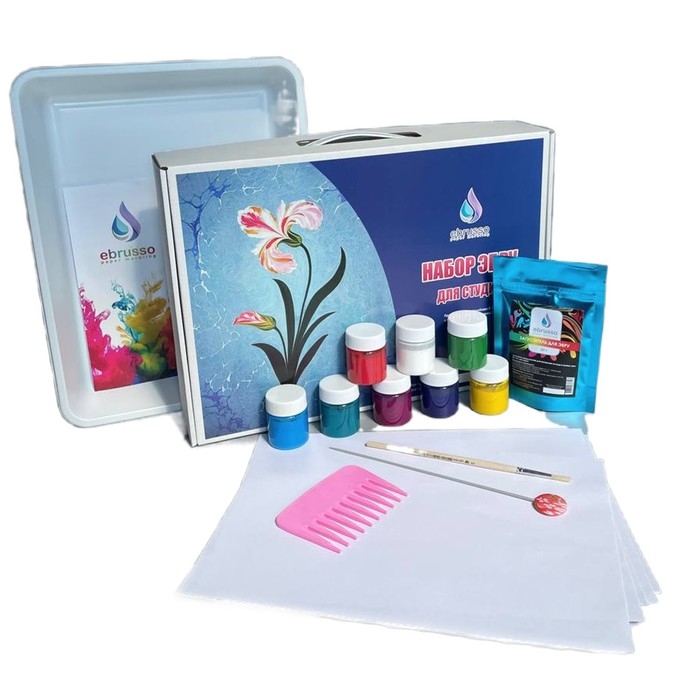 Набор эбру, для студии 8 цветов Набор эбру, для студии 8 цветов
