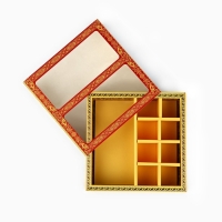 Коробка под 8 конфет и шоколад с ячейками «Счастья в Новом году!», 18 х 18 х 4 см, Новый год Коробка под 8 конфет и шоколад с ячейками «Счастья в Новом году!», 18 х 18 х 4 см, Новый год