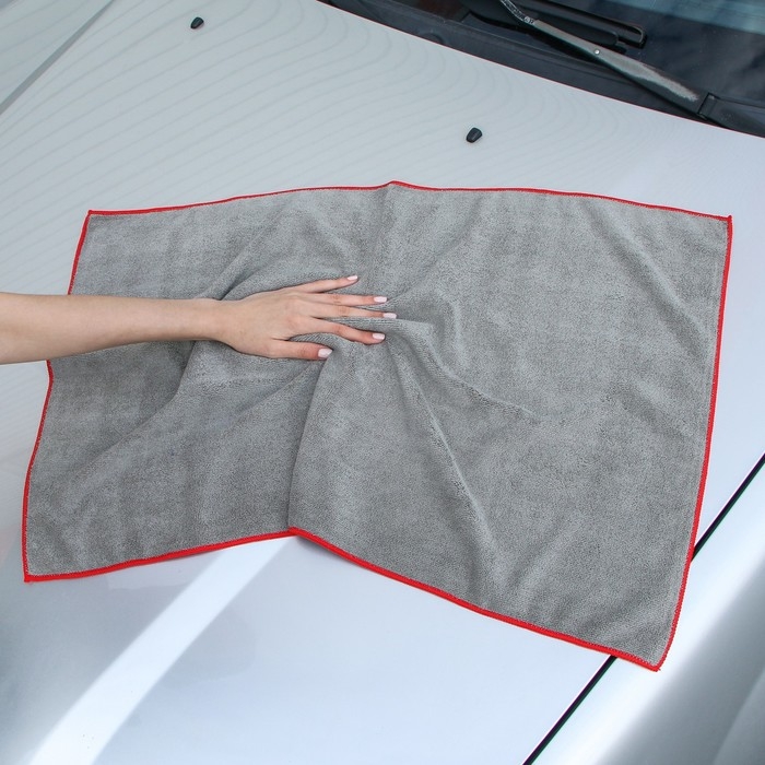 Салфетка из микрофибры пушистая, универсальная, 50 х 80 см, 250 г/м&sup2;