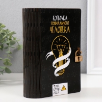 Копилка "Гениальный человек" 17,5х12х5 см МИКС