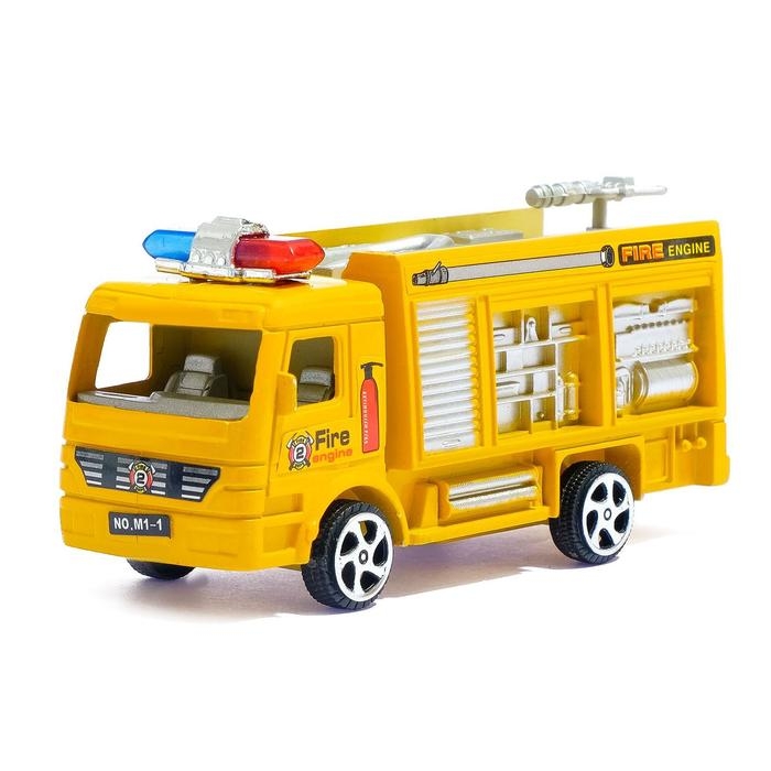 Машина инерционная &laquo;Пожарная&raquo;, цвета МИКС