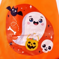 Карнавальная шляпа &laquo;Кошмарное веселье&raquo; оранжевая, с гирляндой