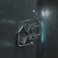 Вешалка настенная на 4 двойных крючка Доляна «Волна», 29,5×14×7 см, цвет хром Вешалка настенная на 4 двойных крючка Доляна «Волна», 29,5×14×7 см, цвет хром