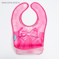 Нагрудник для кормления &laquo;Любимая дочка&raquo; непромокаемый на липучке, с карманом