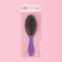 Расчёска массажная, 7 &times; 22 см, цвет МИКС