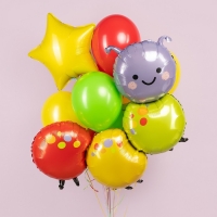 Шар фольгированный 39" &laquo;Гусеница&raquo;, фигура