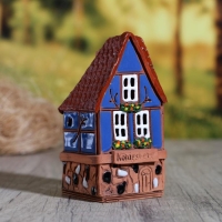 Аромалампа Домик &laquo;Санчо&raquo;, 13 см, ручная работа, микс