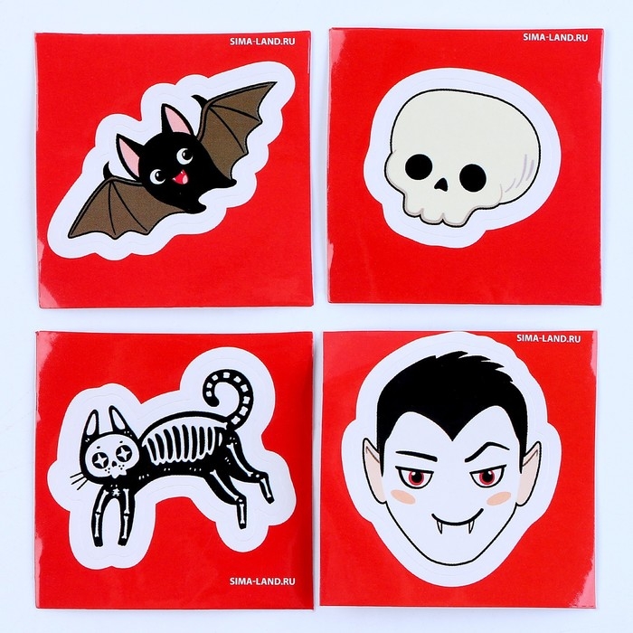 Хэллоуин. Антистресс сквиш мялка &laquo;Сюрприз&raquo;, с наклейками, цвета МИКС