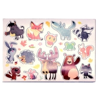 Настольная игра магнитная &laquo;Лесные жители&raquo;