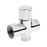 Дивертор ZEIN Z747, для смесителя, корпус латунь, круглая гайка, цвет хром Дивертор ZEIN Z747, для смесителя, корпус латунь, круглая гайка, цвет хром