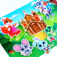 Развивающая игра на липучках. Театр по мотивам русской народной сказки «Теремок» Развивающая игра на липучках. Театр по мотивам русской народной сказки «Теремок»