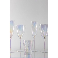 Стакан стеклянный Magistro &laquo;Жемчуг&raquo;, 250 мл, цвет перламутровый