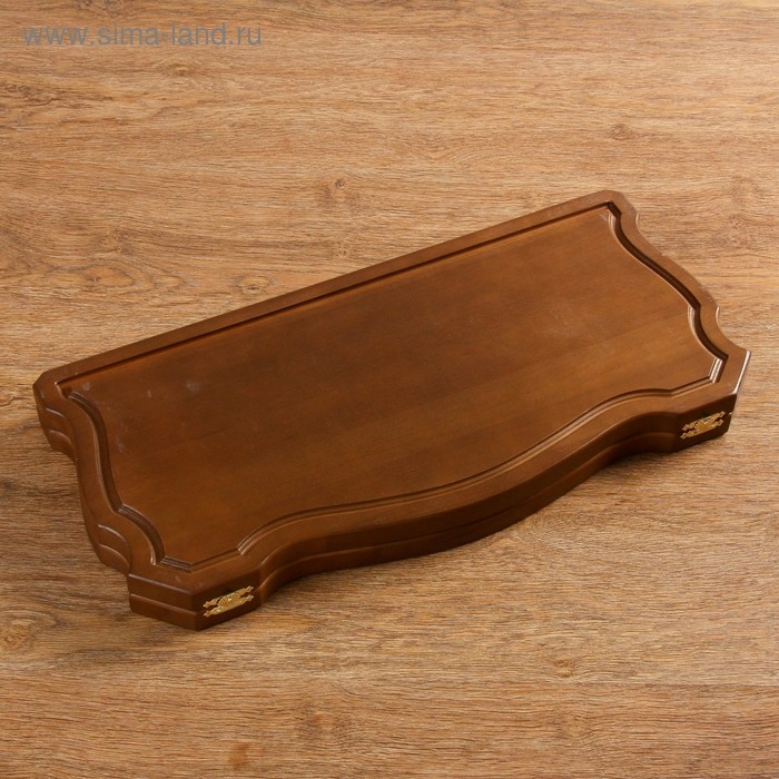 Нарды деревянные большие, резные, настольная игра Нарды деревянные большие, резные, настольная игра "Дракон", бук, патина, 56 х 58 см