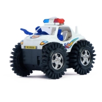 Машина-перевёртыш &laquo;Полиция&raquo;, работает от батареек, цвета МИКС