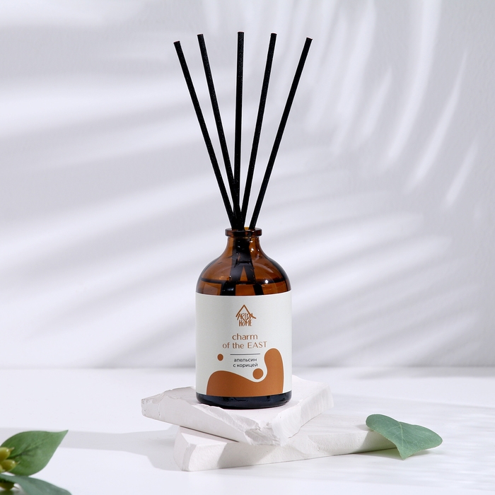 Диффузор ароматический Апельсин с корицей 100 мл Диффузор ароматический Апельсин с корицей 100 мл