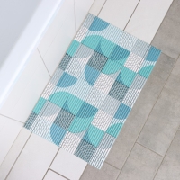 Коврик для дома Доляна «Пауль», 40×65 см, цвет бирюзовый Коврик для дома Доляна «Пауль», 40×65 см, цвет бирюзовый