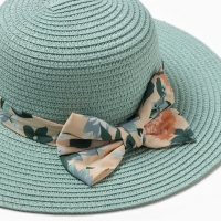 Шляпа для девочки НК 23051, цвет мята, р-р 52