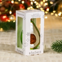 Елочное украшение "Авокадо", в подарочной упаковке, h-8,5 см