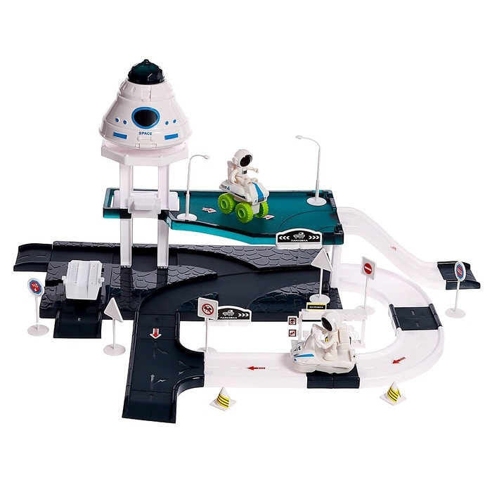 Парковка &laquo;Космическая станция&raquo;, световые эффекты