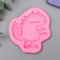 Молд силикон "Динозаврик - страшилка" 1,2х7х7,8 см Молд силикон "Динозаврик - страшилка" 1,2х7х7,8 см