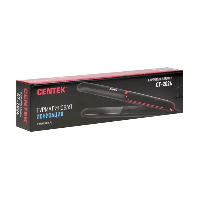 Выпрямитель Centek CT-2024, 35 Вт, керамическое покрытие, 160-220&deg;С, LED, чёрный