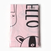 Пеленка "Крошка Я" Little crown 75*120 см, бязь, хлопок 100% Пеленка "Крошка Я" Little crown 75*120 см, бязь, хлопок 100%