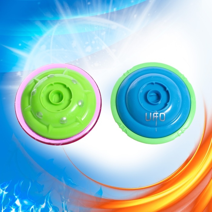 Набор волчков &laquo;НЛО&raquo;, с устройством запуска, цвета МИКС