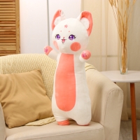 Мягкая игрушка-подушка &laquo;Дерзкий кот&raquo;, 80 см, цвет белый