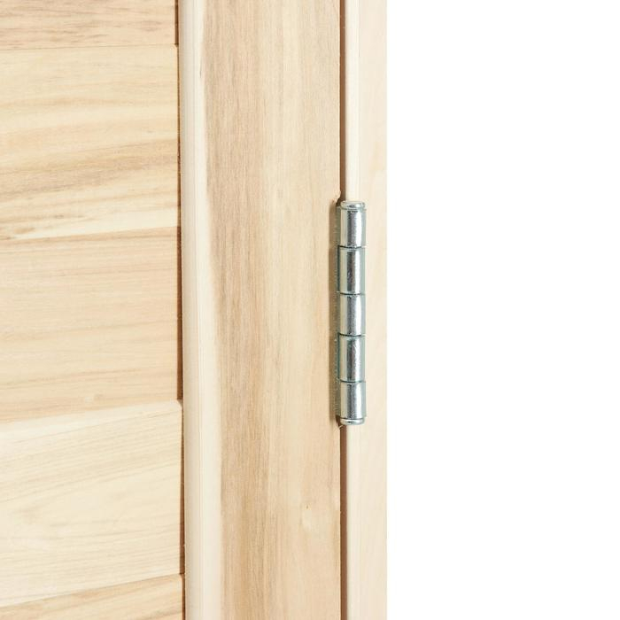 Дверь для бани и сауны из шпунтованной доски, ЛИПА Эконом 160х70 см