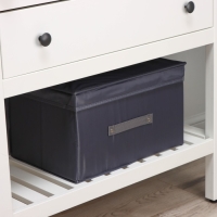 Короб для хранения с крышкой LaDо́m, 40&times;30&times;25 см, цвет графитовый