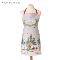 Фартук "Этель" Праздник в лесу 70х60 см,100% хл,саржа 190гр/м2 Фартук "Этель" Праздник в лесу 70х60 см,100% хл,саржа 190гр/м2